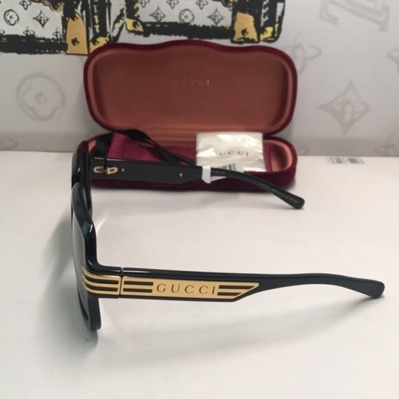 New Authentic Gucci Black Sunglasses for Men GG0979s 001 - Picture 4 of 10